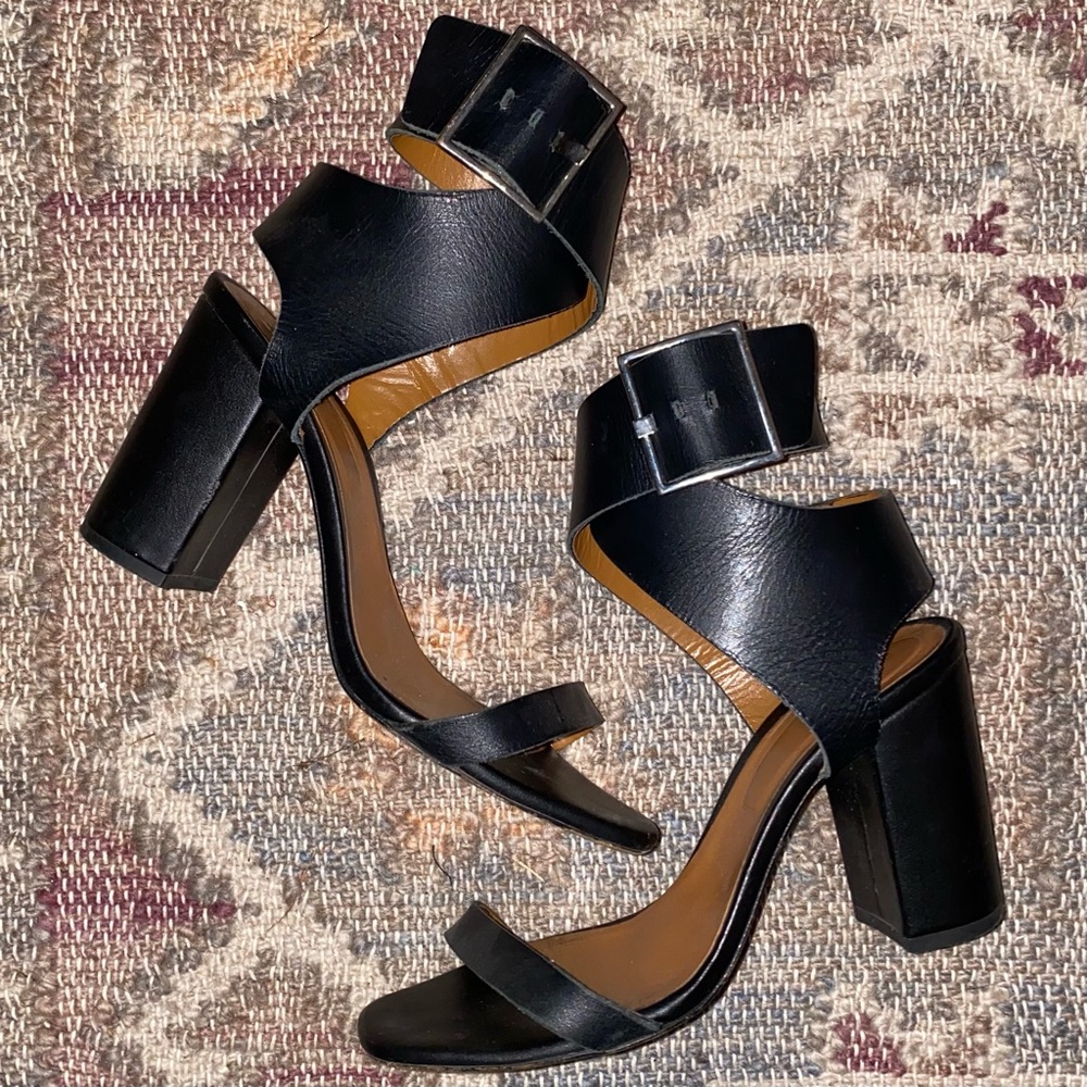Zara chunky heel